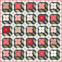 Load image into Gallery viewer, &quot;Flower Press&quot; flower quilt by Lella Boutique. Layer Cake or fat eighth friendly. Fabric is Love Blooms (and Magic Dot) by Lella Boutique for Moda Fabrics.