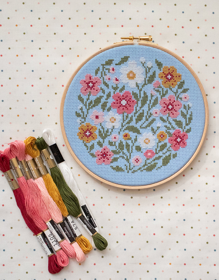 LBX002 Wildflower Dance Cross Stitch - PDF Pattern – Lella Boutique