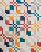 Load image into Gallery viewer, Cat's Cradle quilt from the book: Charm School - 18 Quilts from 5" Squares by Vanessa Goertzen of Lella Boutique. Get your autographed copy of the book here! Lots of great charm pack quilts.