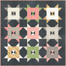 Load image into Gallery viewer, Barn Style farmhouse star quilt by Lella Boutique. Fat quarter friendly barn star quilt. Fabric is Farmer's Daughter by Lella Boutique for Moda Fabrics.