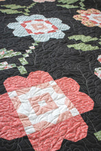 Load image into Gallery viewer, Bloomers flower quilt pattern by Vanessa Goertzen of Lella Boutique. Fabric is Country Rose by Lella Boutique for Moda Fabrics.