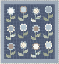 Load image into Gallery viewer, Cottage Blossoms flower quilt by Vanessa Goertzen of Lella Boutique. Make it with a layer cake or fat quarters. Fabric is Harvest Road by Lella Boutique for Moda Fabrics.