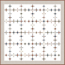 Load image into Gallery viewer, Diamond Dust quilt by Lella Boutique. Make it with charm packs, mini charm packs, or scraps. Fabric is Flower Pot by Lella Boutique for Moda Fabrics