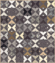 Load image into Gallery viewer, Double Dutch geometric triangle quilt by Lella Boutique. Make it with fat quarters or fat eighths. Fabric is Stiletto by BasicGrey for Moda Fabrics.
