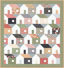 Load image into Gallery viewer, Home Again house quilt by Lella Boutique. Make it with fat eighths of Country Rose fabric by Lella Boutique for Moda Fabrics.