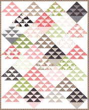 Load image into Gallery viewer, Homestead mini doll quilt pattern by Lella Boutique. Charm pack friendly. Fabric is Olive's Flower Market by Lella Boutique for Moda Fabrics.
