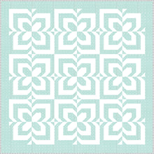 Load image into Gallery viewer, Kaleidoscope log cabin quilt by Vanessa Goertzen of Lella Boutique. Make it with a jelly roll. Fabric is Lollipop Garden by Lella Boutique for Moda Fabrics. Fun geometric quilt.