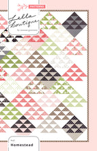 Load image into Gallery viewer, Homestead triangle quilt by Vanessa Goertzen of Lella Boutique. Layer Cake friendly. Fabric is Olive's Flower Market by Lella Boutique for Moda Fabrics.