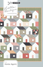 Load image into Gallery viewer, Home Again overlapping house quilt by Vanessa Goertzen. Fabric is Country Rose by Lella Boutique for Moda Fabrics.