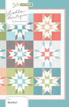 Load image into Gallery viewer, Mabel old fashioned barn star quilt by Lella Boutique. Fat quarter friendly, and no Y seams. Fabric is Nest by Lella Boutique for Moda Fabrics.