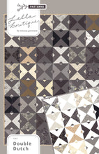Load image into Gallery viewer, Double Dutch geometric triangle quilt by Lella Boutique. Make it with fat quarters or fat eighths. Fabric is Stiletto by BasicGrey for Moda Fabrics.