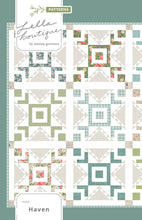 Load image into Gallery viewer, Haven star block quilt pattern by Lella Boutique. Make it with fat quarters. Fabric is Love Note by Lella Boutique for Moda Fabrics.