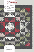 Load image into Gallery viewer, Dashing fat eighth geometric quilt by Vanessa Goertzen of Lella Boutique. Fabric is Christmas Eve by Lella Boutique for Moda Fabrics arriving May 2023.