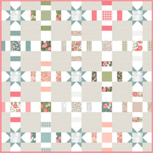 Load image into Gallery viewer, Pretty Please charm pack quilt PDF pattern by Lella Boutique. Easy beginner quilt using Love Note fabric by Lella Boutique for Moda Fabrics.