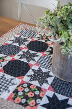 Load image into Gallery viewer, Starstruck mini quilt by Lella Boutique. Cute sawtooth star wall hanging in Farmer's Daughter fabric.