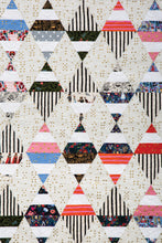 Load image into Gallery viewer, Queen of Diamonds quilt from the book: Jelly Filled - 18 Quilts from 2-1/2" Strips by Vanessa Goertzen of Lella Boutique. Get your autographed copy of the book here! Lots of great jelly roll strip quilts. Fabric is Wonderland by Rifle Paper Company for Moda Fabrics.
