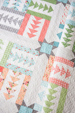 Load image into Gallery viewer, Bluegrass flying geese quilt pattern by Vanessa Goertzen. Fat eighth quilt made in Nest fabric by Lella Boutique for Moda Fabrics.