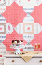 Load image into Gallery viewer, Cake Box quilt from the book: Jelly Filled - 18 Quilts from 2-1/2" Strips by Vanessa Goertzen of Lella Boutique. Get your autographed copy of the book here! Lots of great jelly roll strip quilts. Fabric is Le Vintage Chic by AGF Studios