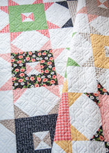 Load image into Gallery viewer, Barn Style farmhouse star quilt by Lella Boutique. Fat quarter friendly barn star quilt. Fabric is Farmer's Daughter by Lella Boutique for Moda Fabrics.