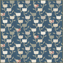 Load image into Gallery viewer, Flourish climbing roses quilt pattern by Lella Boutique. Make these beautiful flower quilt blocks with fat quarters or fat eighths. Fabric is Flower Pot by Lella Boutique for Moda Fabrics.