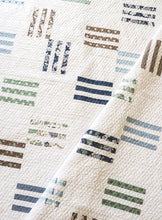 Load image into Gallery viewer, Rugby simple stripe quilt by Vanessa Goertzen of Lella Boutique. Great boy quilt in Harvest Road fabrics by Lella Boutique for Moda Fabrics.