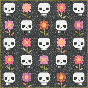 PREORDER - Pushing Up Daisies boxed quilt kit in Hey Boo fabric by Lella Boutique for Moda Fabrics. Arriving April 2024.