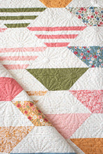 Load image into Gallery viewer, &quot;Honey Glow&quot; easy hexagon quilt by Lella Boutique. Make it with a Honeybun + fat quarters. Fabric is Wild Honey by Lella Boutique for Moda Fabrics (Nov 2025).