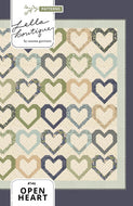 Open Heart quilt by Vanessa Goertzen of Lella Boutique. Make it with fat quarters or fat eighths. Fabric is True Love by Lella Boutique for Moda Fabrics. Download the PDF here!