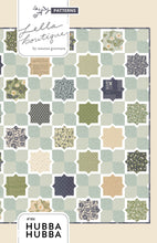 Load image into Gallery viewer, Hubba Hubba tile quilt by Lella Boutique. Make it with a Layer Cake (10" squares). Fabric is True Love by Lella Boutique for Moda. Download the PDF here!