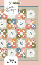 Load image into Gallery viewer, Sun Shower tile quilt by Lella Boutique. Fat eighth quilt. Fat quarter quilt. Fabric is Wild Honey (and Magic Dot) by Lella Boutique for Moda Fabrics. Download the PDF here!