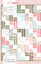 Load image into Gallery viewer, Stairway to Heaven jelly roll quilt by Vanessa Goertzen of Lella Boutique. Really cute geometric quilt in Lovestruck fabric by Lella Boutique for Moda Fabrics.