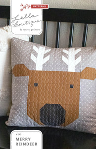 #245 Merry Reindeer Pillow - Paper Pattern