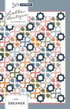 Load image into Gallery viewer, The &quot;Dreamer&quot; tile quilt by Lella Boutique. Make it with Layer Cakes or fat eighths. Fabric is Wild Honey by Lella Boutique for Moda Fabrics.