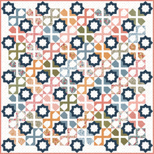 Load image into Gallery viewer, The &quot;Dreamer&quot; tile quilt by Lella Boutique. Make it with Layer Cakes or fat eighths. Fabric is Wild Honey by Lella Boutique for Moda Fabrics.
