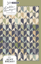Load image into Gallery viewer, &quot;Achy Breaky&quot; heart quilt in True Love fabric by Lella Boutique for Moda Fabrics. Fat quarter friendly and bringing all the drama with these scrappy heart blocks. Download the PDF here