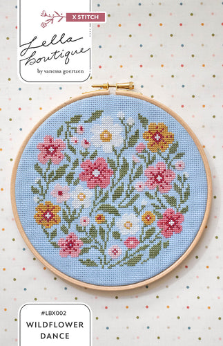 #LBX002 Wildflower Dance Cross Stitch - PDF Pattern