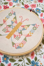 Load image into Gallery viewer, &quot;Butterfly Patch&quot; cross stitch pattern by Lella Boutique. Download the PDF here!