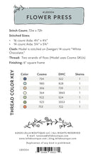 Load image into Gallery viewer, #LBX004 Flower Press Cross Stitch - Paper Pattern