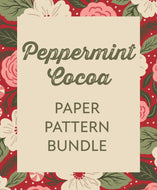 Peppermint Cocoa paper pattern bundle