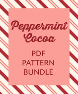 Peppermint Cocoa PDF Pattern Bundle - 20% OFF