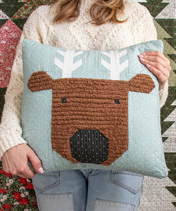 #245 Merry Reindeer Pillow - PDF Pattern