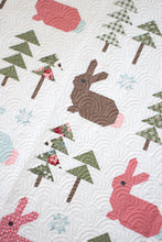 Load image into Gallery viewer, Wild Hare Quilt Model (Lovestruck Fabric)