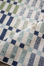 Load image into Gallery viewer, &quot;Woven&quot; Jelly Roll quilt pattern in True Love fabric by Lella Boutique for Moda Fabrics. Quick and easy quilt using strip piecing technique - download the PDF here!