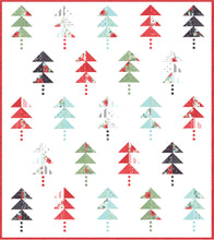Load image into Gallery viewer, &quot;Forest&quot; scrappy tree quilt by Lella Boutique. Make the scrappy tree quilt blocks with charm packs. Fabric is Little Tree by Lella Boutique for Moda.