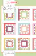 Square Dance striped square quilt blocks from Lella Boutique. Jelly Roll quilt made in Lollipop Garden fabric by Lella Boutique for Moda Fabrics. Download the PDF here.