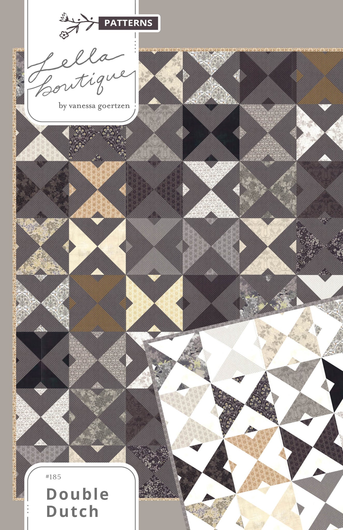 Dutch Patterned Paper #185 Double Dutch - Paper Pattern – Lella Boutique