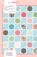 Load image into Gallery viewer, Hubba Hubba tile quilt by Lella Boutique. Make it with a Layer Cake (10&quot; squares). Fabric is Bloomington by Lella Boutique for Moda. Download the PDF here!