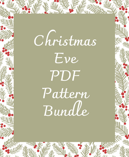 Christmas Eve PDF pattern collection by Lella Boutique. Download the PDFs here! Christmas patterns include a Santa quilt, reindeer quilt, wreath quilt, scrappy star quilt, plaid quilt, and Christmas medallion quilt.