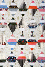 Load image into Gallery viewer, Queen of Diamonds quilt from the book: Jelly Filled - 18 Quilts from 2-1/2&quot; Strips by Vanessa Goertzen of Lella Boutique. Get your autographed copy of the book here! Lots of great jelly roll strip quilts. Fabric is Wonderland by Rifle Paper Company for Moda Fabrics.
