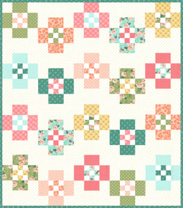Smarty Pants plus sign quilt by Lella Boutique. Would make a great boy quilt! Fabric is Sugar Pie by Lella Boutique for Moda Fabrics.